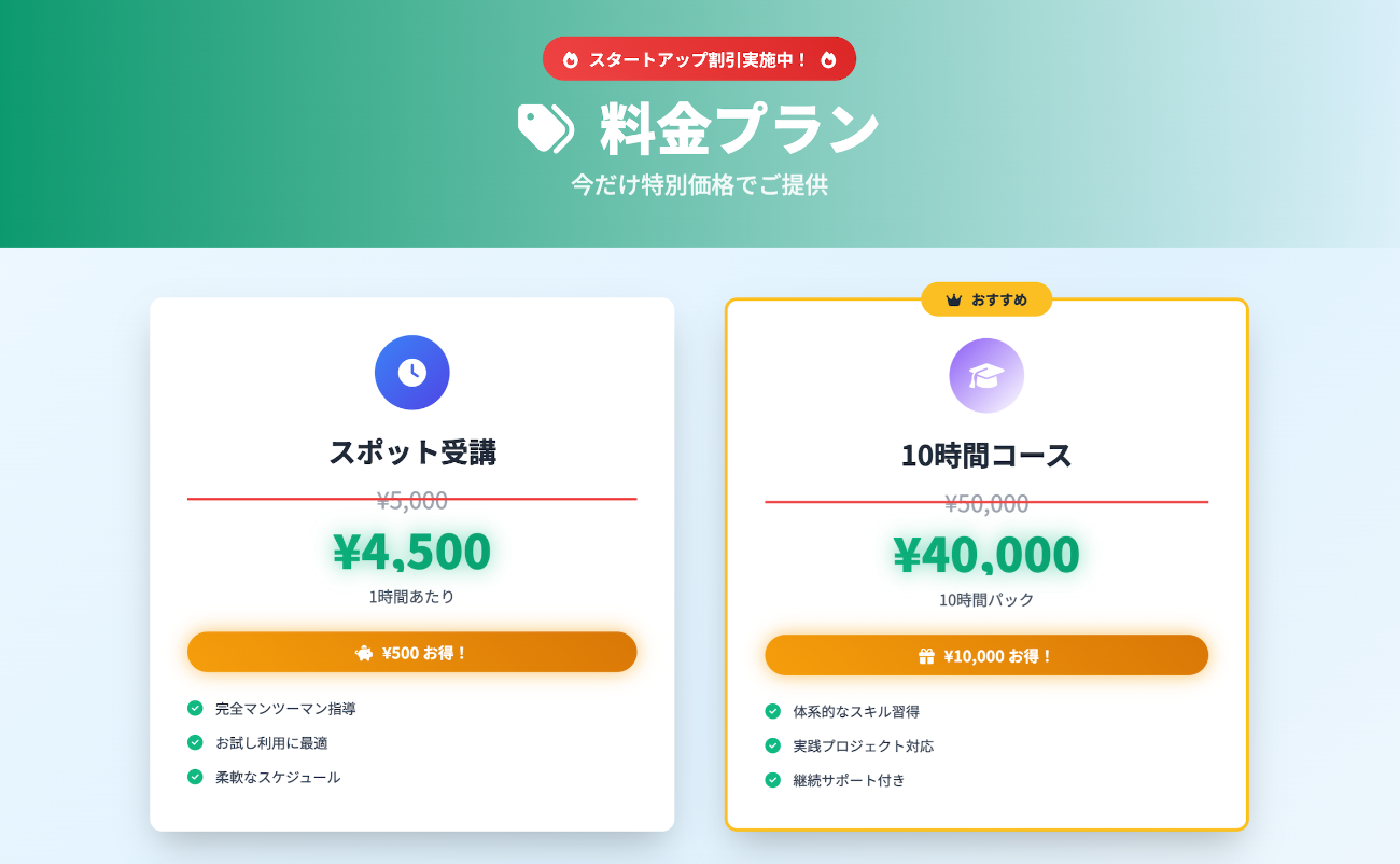 料金と割引