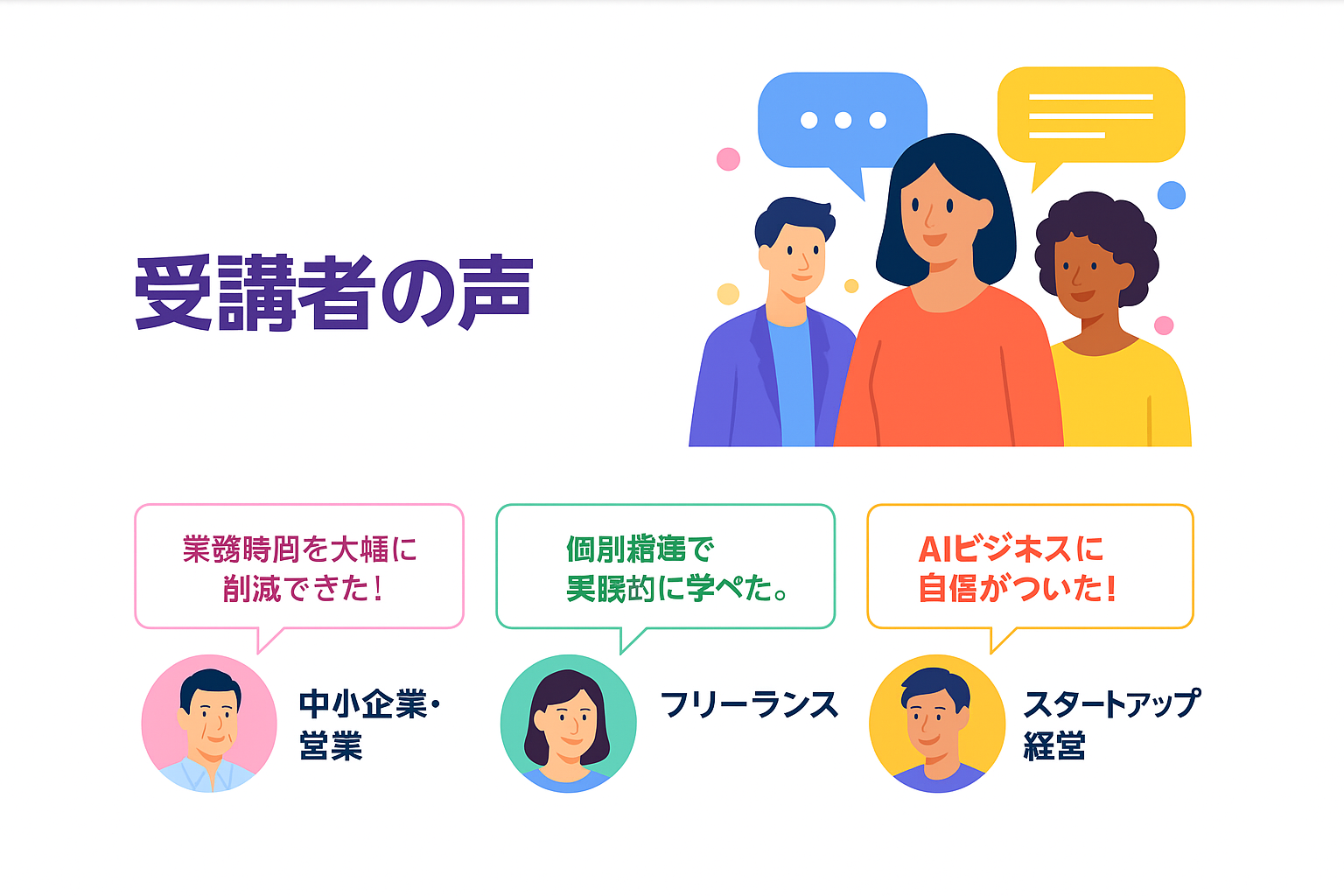 受講者の声