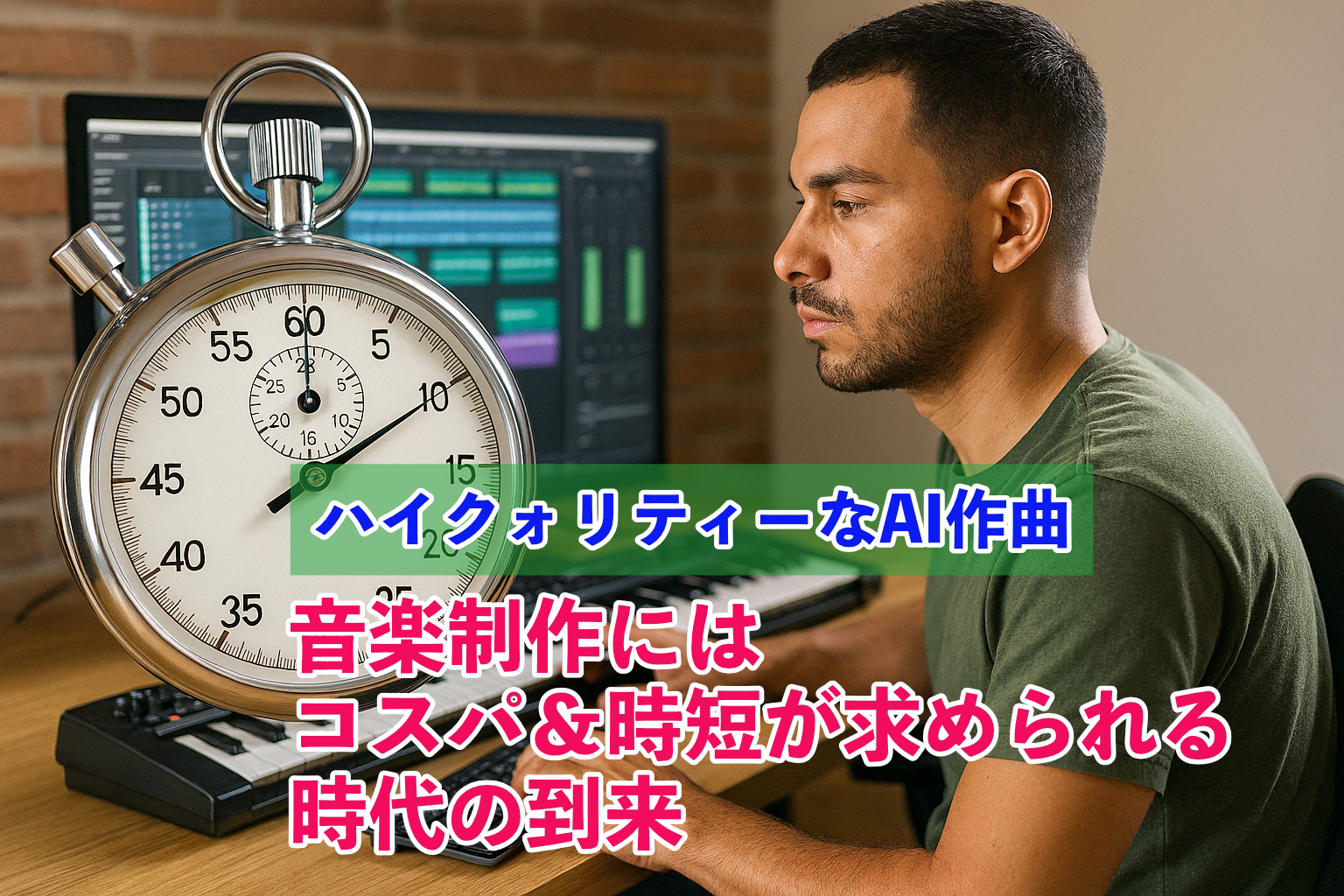 SunoAIのメリット